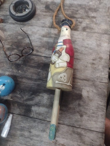Buoy wooden decorative - buoy,