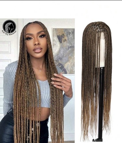 Full lace braided wig knotless - full,