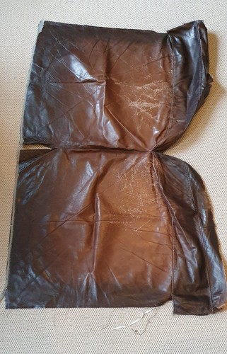 Dark brown second hand leather - brown, second-hand