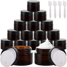 LOPYXBR 24PCS 30ml Amber Glass