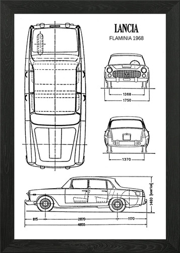 Bnw lancia flaminia 1968 - flaminia,