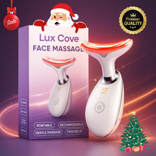 Lux Cove 7 in 1 Led Facial Sculptor, 7 Color & 3 Modes Led Facial face Massager