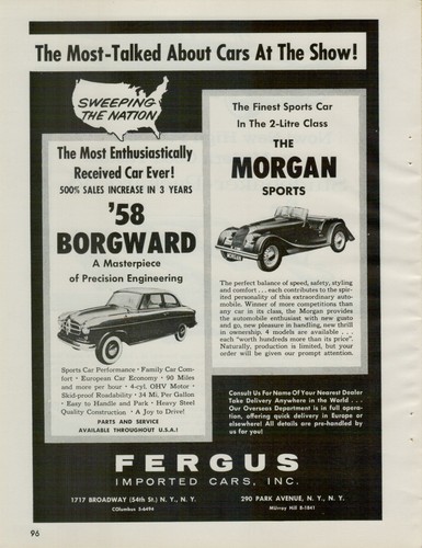 1958 morgan sports car - morgan,