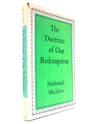 The doctrine our redemption - doctrine,