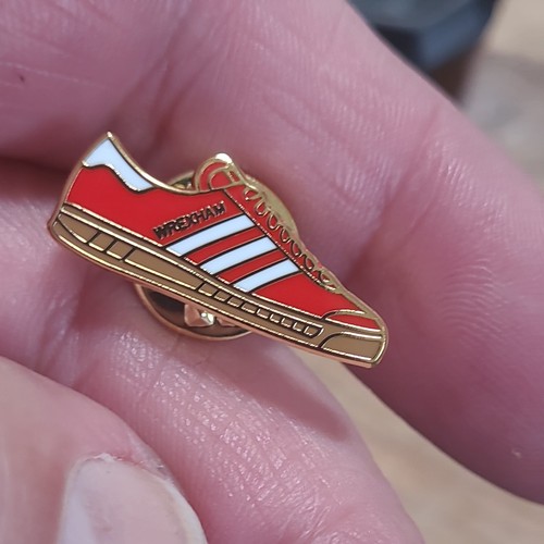 Wrexham badge wear - with, pride