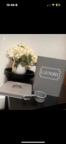 Laundry tin storage - laundry,