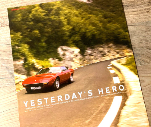 Maserati khamsin frameable - -,