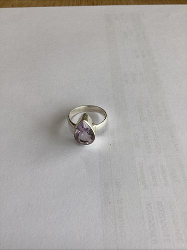 Crystal amethyst silver plated - silver,