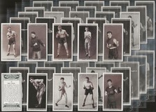 OGDENS-FULL SET- PUGILISTS IN ACTION 1928 (50 CARDS) BOXING - EXCELLENT