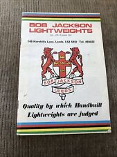 bob jackson Bicycle sales literature