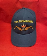 HM Submarines Dolphins Veteran Baseball Cap Hat Royal Navy  