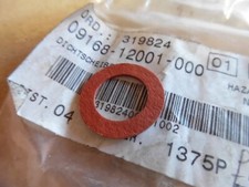 SUZUKI RV125 TS125 TC125 TS185 GENUINE NOS NEUTRAL SWITCH GASKET - # 09168-12001