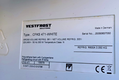 Vestfrost cfks 471 white - cfks, 471-white