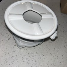 White Porcelain Hutschenreuther Germany Unusual Pot Standing