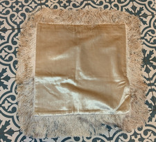 Fringed Velvet Cushion Cover