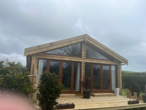 Caravan log cabin - cabin, home