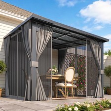 3x3 m Wall Mounted Gazebo