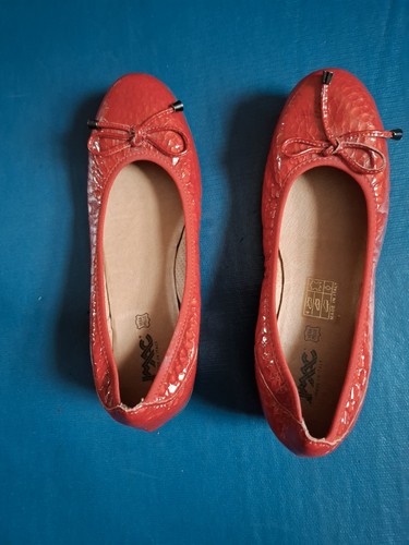 Ladies red patent - red, imac