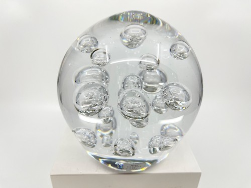 Mcm glass paperweight - mcm,