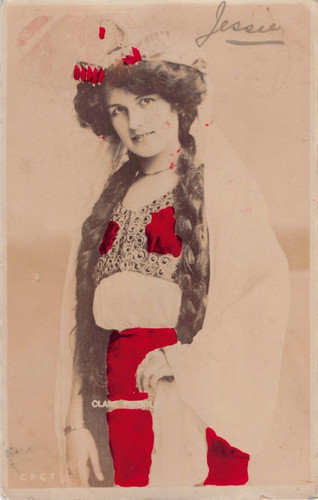 Postcard edwardian actress - -,