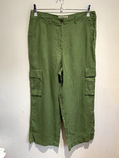 Fat Face Pants UK 14 R Linen