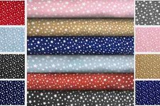 Twinkle Star Print Anti Pil Polar Fleece Soft Premium Fabric Material, 60" Wide
