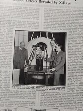 Sk11 Ephemera 1930s Picture Professor Picard and Metalix X Ray Tube