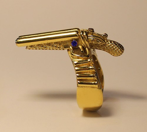 Shotgun ring with real - with, 5