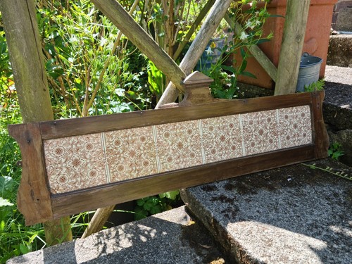 Antique victorian minton tiled - antique,