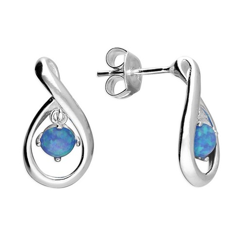 Azure blue synthetic - blue,