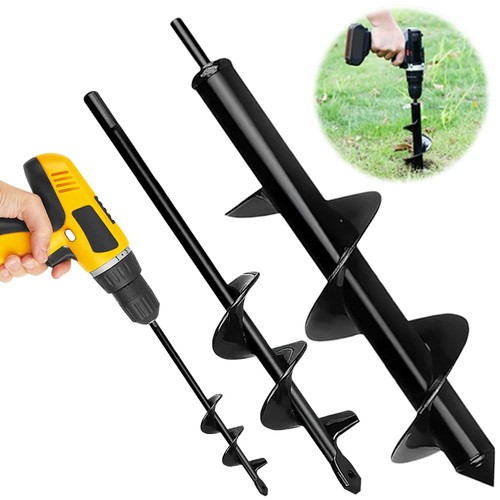 Planting auger spiral hole - planting,