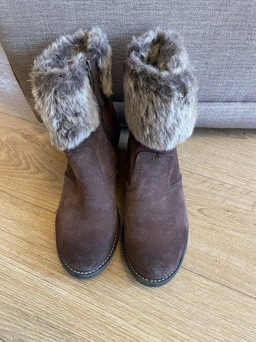 Fat face brown suede boots - face,