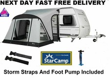 New  Dorema Quick And n Easy Up 225 Air Inflatable Caravan Porch Awning