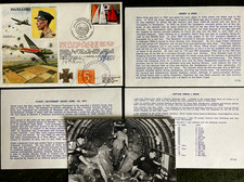RAF Cover - Flt Lt DSA Lord VC (Arnhem) - Signed Henry King & WW2 USAF ACE Drew