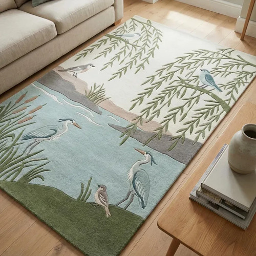 Hand tufted nature inspired - hand,