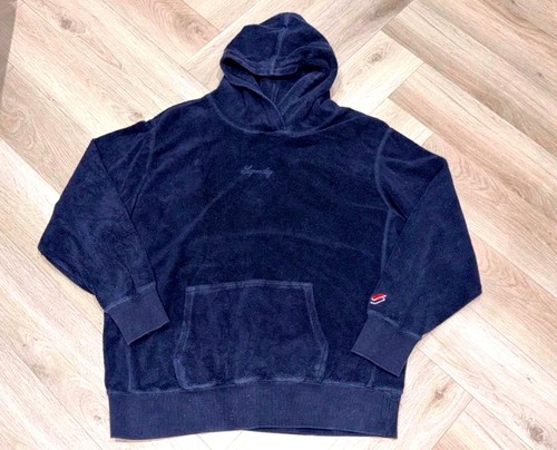 Superdry navy blue towelling - superdry,