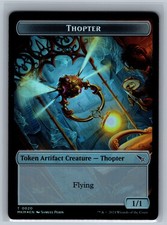 Magic MTG Murders at Karlov Manor Thopter / Imp Foil Token #0020 0007 TCG CCG