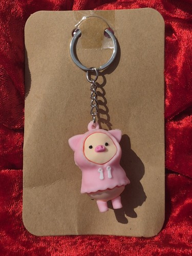 New pink pig raincoat - new, in