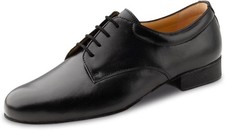 Werner Kern Mens Dance Shoes 28059 - Black Leather - Extra Wide - 0,75" Ballroom