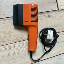 1970s Braun Orange Hair Dryer