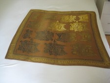 Cornelia James square silk scarf, multi-coloured abstract design