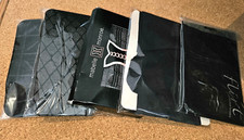 5x Black Pattern tights in