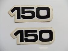 2x 150cc Motorcycle Stickers