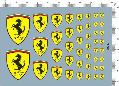 Water slide decals different - slide,