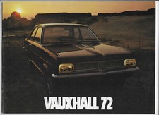 1972 Vauxhall brochure: Viva, Firenza, Victor, VX 4/90, Ventora, Cresta/Viscount