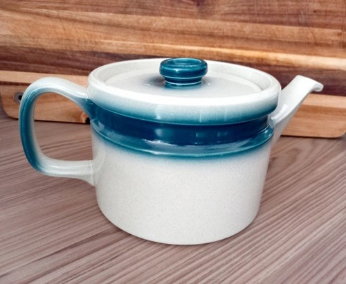 Wedgewood blue pacific teapot - wedgewood,