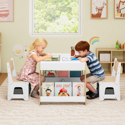 Wooden kids table chairs - wooden,