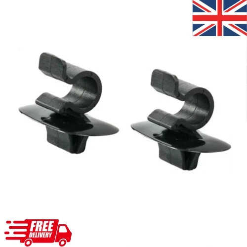 Bonnet stay retainer clips - 2x,