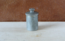 Antique Gun Case Pewter Oil