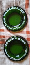 Greene king 13cm glass - king,